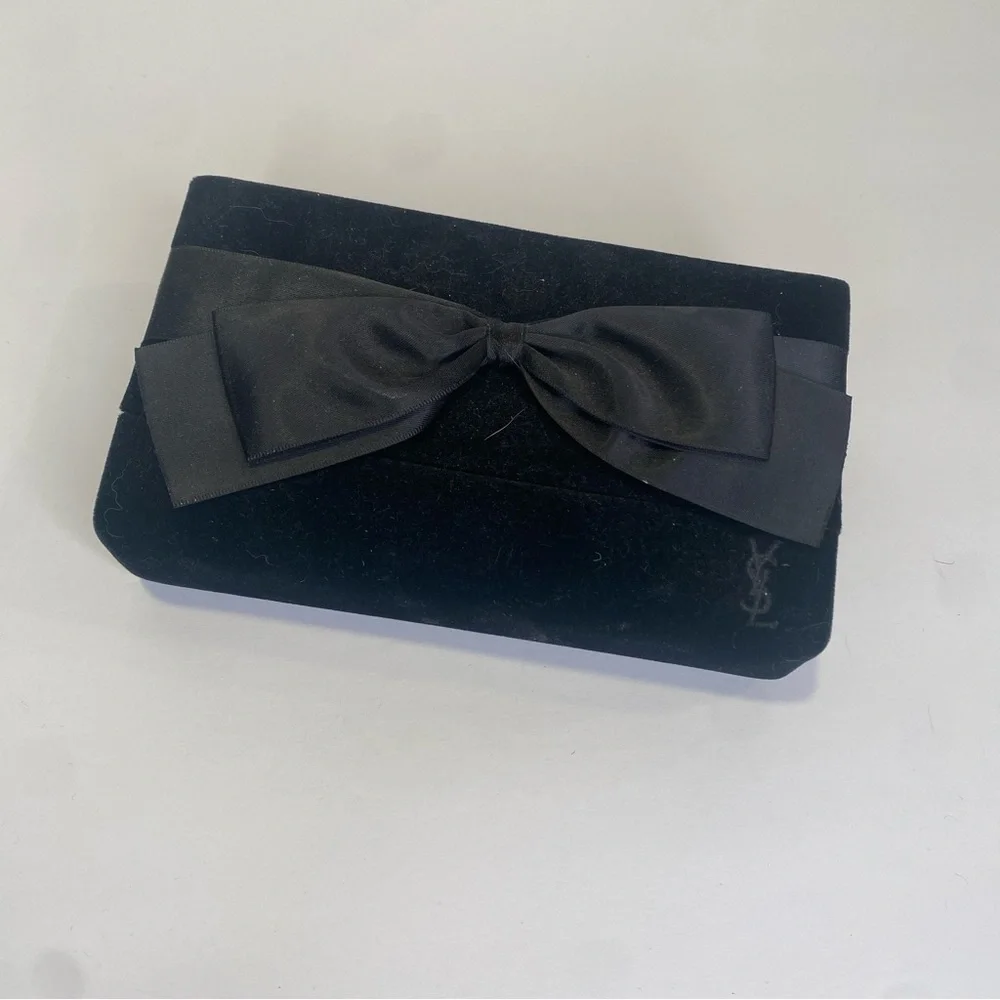 YSL Velvet 2008 Holiday Box with Satin Bow Top NEVER USED Eyeshadow & Lip Cream